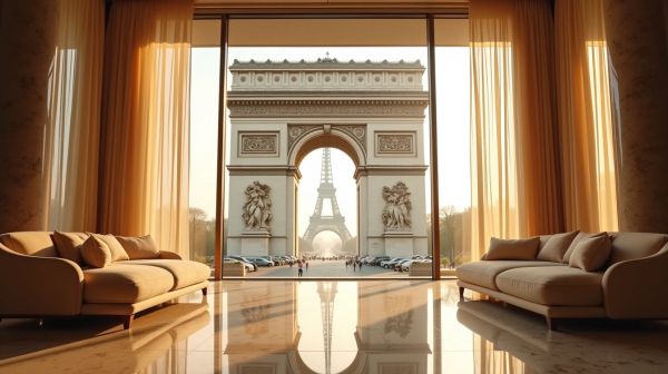 Quel hôtel avec vue sur l'arc de triomphe choisir ?