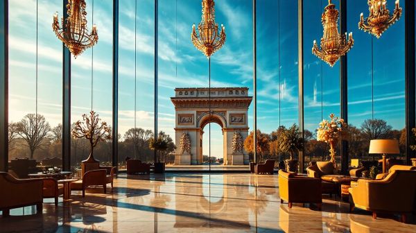 Top hôtels offrant une vue imprenable sur l'arc de triomphe