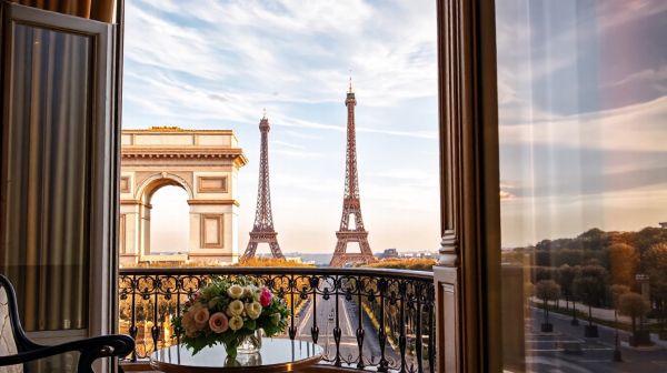 Top hôtels offrant une vue imprenable sur l'arc de triomphe